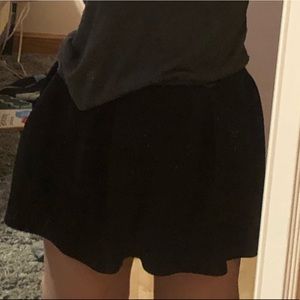 Black skater skirt